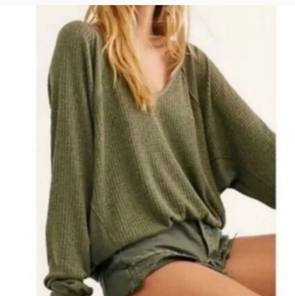 Free People NWT Santa Clara Thermal Ferngully xs.s.m.l